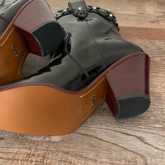 NWOT Coach Western Black Bootie - Picture 11 of 11